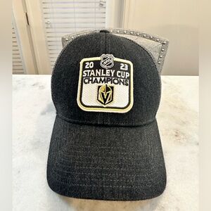 Vegas Golden Knights Fanatics Stanley Cup Champions Locker Room Snapback Hat Cap